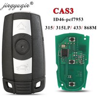 jingyuqin CAS3 CAS3+ Car Remote Key 315 /315LP /433/ 868MHz for BMW E60 E70 E90 1/3/5/7 Series X5 X6 Z4 Transmitter Chip PCF7953