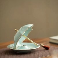Creative Handmade Rotating Umbrella Tea Filter Tea Set Anti Scalding Tea Filter Small Ornament