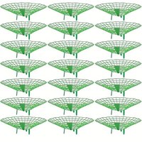 20/50Pcs Heavy-Duty Garden Support Frame with 3- Sturdy Design Open Grid Drainage System Strawberry & Watermelon Planting Rack