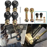 2 Sets Ball Joint Tie Rod End Kit Fits Polaris Sportsman 500 700 800 HO EFI 4x4 6X6 Trail Boss 325 330 ATV Karting Quad Bike