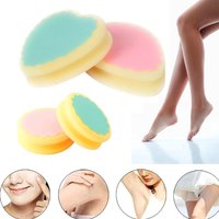 Depilation Pads Painless Hair Removal Sponge For Face Leg Arm Body, Reusable Physical Hair Removal Tool U5X0