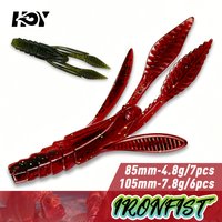 Kingdom Soft Sinking Fishing Lures 4.8g 7.8g 85mm 105mm Shrimp Lobster Artificial Swimbait 6PCS 7PCS For Bass Perch Soft Baits