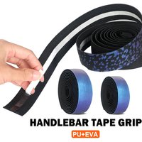 Bandes Noctilucent en Cuir PU pour Guidon de Vélo de Route, Barre de Cyclisme Éblouissante, Coulée Légère, Colorée, Poignée de Fourche