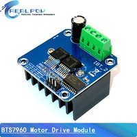 BTS7960 High Power Intelligent Vehicle Motor Drive Module 43A BTS7960 Current Limiting Control Semiconductor Refrigeration Drive