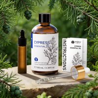 HIQILI Natural Cypress Essential Oil,10/100ml Different Specifications,Used For Humidifiers/Diffusers,DIY Candles,Cypress Oil