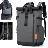 Herren Reisetasche 15,6 Zoll Laptop Computer Rucksack Outdoor Wasserdicht Camping Wandern Schultasche College Business Rucksack