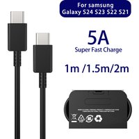 5A Pd Usb Cable For Samsung 45W Type C To Type C Super Fast Charging Cabel Galaxy S24 S23 S22 5g S20 Note 20 10 A50 Charger Cord