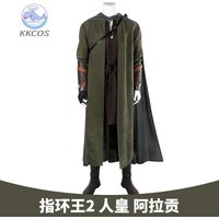 RingLords Aragorn Cosplay Costume Top Pants Cloak Accessories Outfit Full Set Custom Halloween Adult Men Aragorn Suit KKCos