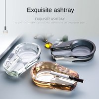 Cendrier à cigares en verre de cristal, accessoires pour cigares, petit nouveau produit, mode créative européenne, chambre d'hôtel