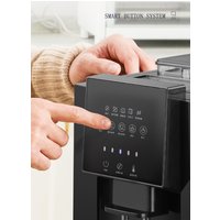 Automatic Espresso Coffee Maker Machine Bean To Cup Smart Touch Screen Hot Milk Latte Cappuccino Long Coffee With Steam Wand