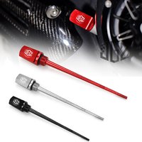 For VESPA SPRINT PRIMAVERA S LX LXV VXL 50 125 150 2013 - 2020 Motorcycle CNC Aluminum Dipstick Oil Drain Screw Cap Plug Cover