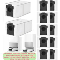Dust Bags for Dreame Aqua10 X50 X40 L20 L40 Ultra, L50 L40s L10s Pro Ultra, L10s Ultra Gen2, S20 Ultra,Mova V50 Ultra, E30 Ultra