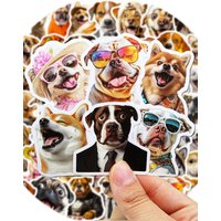 AliExpress LOLEDE 10/50/500pcs Funny Dog Stickers Cartoon Cute Decals Toy Stationery Guitar Phone Bicycle Laptop Luggage Car Graffiti Kids Sticker