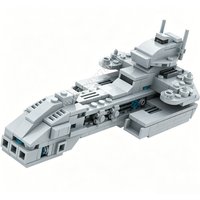 266PCS X-303 Prometheus Stargate SG-1 Space War Military MOC SpaceShip Battle Model Building Block DIY Education Model Toys Gift