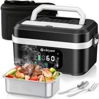 Cordless Electric Lunch Box,20000mAh Fast Heating Portable Food Warmer,Insulated Bag for Car, Office, Picnic and Outdoor Camping