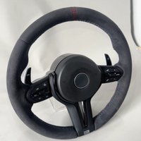 Steering Wheel For BMW F10 F20 F21 F22 F25 F30 F31 F32 F33 F36 M2 F87 M3 F80 M3 F82 F15 F16 Premium Alcantara Suede Non-Slip