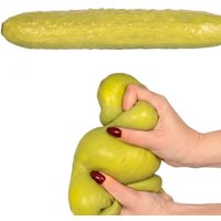 Pickled Cucumber Decompression Kneading Toy Sticky Simulation Props Model Toy Birthday Gift Decompression Vent.