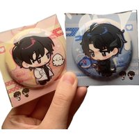 58mm Omniscient Reader Viewpoint Kim Dokja Liu Yoo Joonghyuk Badges Anime Peripherals Decorative Backpack Pendant Fans Gift Toy