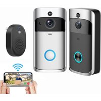 Wireless WiFi V5 Video Doorbell Smart Security Door Bell Visual Remote Monitor Night Vision Intercom Door Phone Without Battery