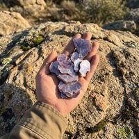 Natural Purple Phosphosiderite Rough Stone Raw Crystal Mineral Specimen for Home Decoration and Healing