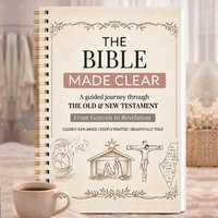 1pc 8-Week Bible Study Planner, 8.15×5.67in Twin-Wire Devotional Journal, Scripture Reading & Reflection Notebook