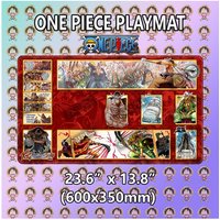One Piece OPCG TCG Card Game Playmat 60x35cm Anime Luffy Anti-slip Desk Pad Board Playmat Gaming Mouse Pad Accessories Gift