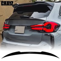 Gloos Black M4 Style Rear Trunk Middle Boot Spoiler For Bmw X3 G01 iX3 G08 X3M F97 30i 30d M40i 2018-2023 Bodykits Tuning