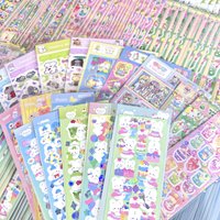 SKYSONIC BOBO 3PCS Scrapbooking Stickers Journal Decor Lable Cute Kawaii Idol Stationery Postcards Korean Decor Sticker Suppli