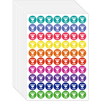 700 Pcs Jesus Loves You Stickers, 10 Colors Sticker, Jesus Loves You Stickers .