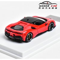 MJ 1:64 SF90 Realistic Hard top Awesome Diecast Model Car