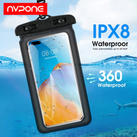 universal Floating airbag waterproof phone case swim bag for underwater phone protector for iPhone 15 16 17 Huawei phones pouch