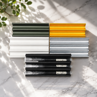 Multi-Colors 3D Printed Modern Style Three Layers Pen Stand Black Color Office Pen Holder Desktop Organizer Creative Home Gift