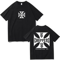 Summer Fashion T Shirt Women Men West Coast Choppers Print T-Shirt Casual Short Sleeve O-Neck Tshirt Vintage Clothing Tee Tops