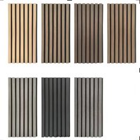 Modern Medium Density Fiberboard Wall Decorations DIY Office Home Wooden Sound-Absorbing Board for Interior Design
