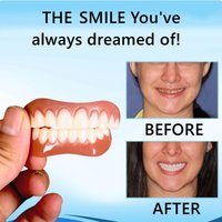 Top Selling Upper And Lower Denture Silicone Reliner Kit Teeth Repair Reliner Nature Liner For Men Women CK848