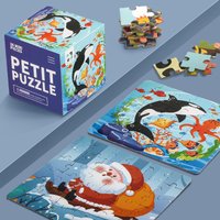 36 Pieces of Children's Paper Mini Cartoon Puzzles Educational Toys Kindergarten Prizes Birthday Gifts English Packaging