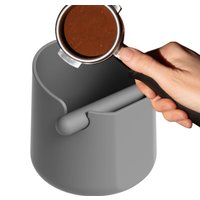 Coffee grounds tapping box with Removable Rod Non-slip Coffee Knocking Box silicone Silent espresso tapping box for Kitchen