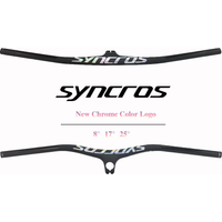 SYNCROS Mountain Integrated MTB Handlebar,Carbon Fiber Chrome Style, 30-110mm, FRASER IC SL, 8° -17° -25°