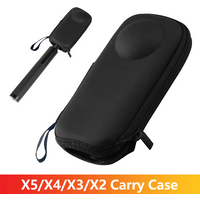 X5/X4/X3/X2 Carry Case Storage Bag Mini Protective Hard PU Shell Box For Insta360 X5 X4 X3 one X2 Action Camera Accessories