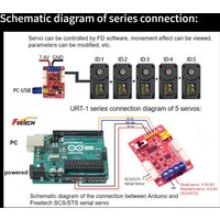 Feetech 360 degree 12V 30KG Bus Servo for AI Autonomous Racing Robot Bionic Dog Koch Hugging Face LeRobot SO-ARM100 STS3215
