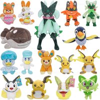 21 Styles New Pokemon Pulsh Toys Clodsire Sprigatito Pawmi Yamper Anime Stuffed Doll Torracat Raichu Cartoon Peluche Pillow Gift