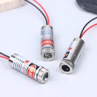 New! 1/2/3pcs Laser Pointer Diode 650nm 5mW Laser Diode Head Red Point / Line / Cross Laser Module 5V Pointer Sight Copper Head