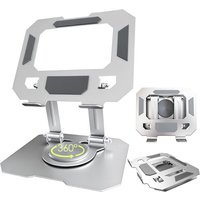Tablet Stand Swivel Ipad Stand with 360 Rotating Base Adjustable Tablet Holder for Drawing, Compatible with iPad/Air/Mini More