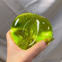 Soft Green Apple Squeeze Toys Relieve Stress and Vent Anger Fidget Toys Plasticity Squeeze toys To Relieve Stress for Friends