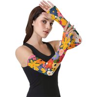 AliExpress NONE Fashion Floral Sleeves Unisex Breathable Comfortable Non-slip Protective Sleeves Gardening Cycling Outdoor Sports Sleeves