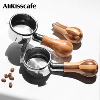 54mm Coffee Bottomless Portafilter Naked For Breville Sage 870 878 879 Double Spout Espresso Machine Accessories Barista Tools