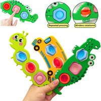 Finger Press Fidget Toys for Children Baby Sensory Finger Exercise Activity Motor Skills Educational Stress Relief Kids Toy Gift