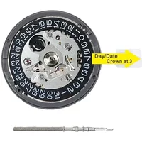 Japan Original Nh35 Movement Crown At 3.8 3 6 Nh35A With Black Date Automatic Mechanical Watch Dial Mods Repair Watchmaker image 4