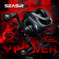 Seasir Commando Power Baitcaster Reel High Speed Gear Ratio 7.1:1 Drag 9kg New Generation Drag Clicker Fresh Saltwater Fishing