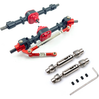 MN D90 D91 D96 D99S MN-90 MN99S Metall Vorder- und Hinterachse mit Antriebswelle 1/12 RC Auto Upgrades Teile Zubehör